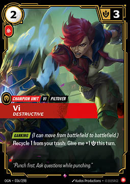 Vi, Destructive
