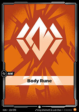 Body Rune (V.1 - Common)