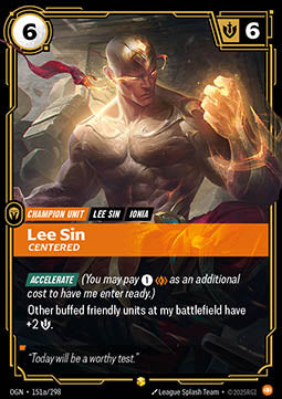 Lee Sin, Centered (V.2 - Showcase)
