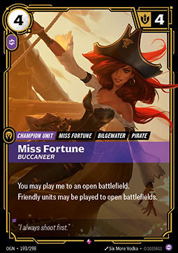 Miss Fortune, Buccaneer (V.1 - Rare)