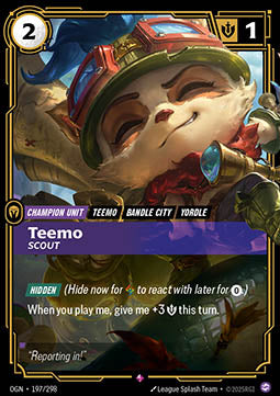 Teemo, Scout (V.1 - Rare)