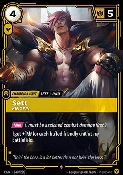 Sett, Kingpin (V.1 - Rare)