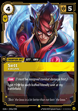 Sett, Kingpin (V.2 - Showcase)