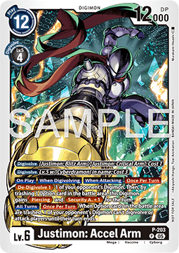 Justimon: Accel Arm (P-203)