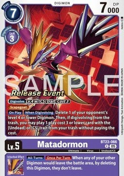 Matadormon (BT23-066)