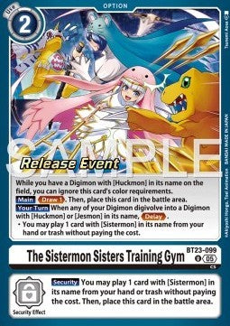 The Sistermon Sisters Training Gym (BT23-099)