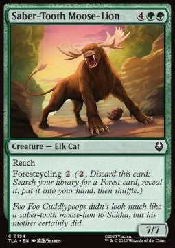 Saber-Tooth Moose-Lion