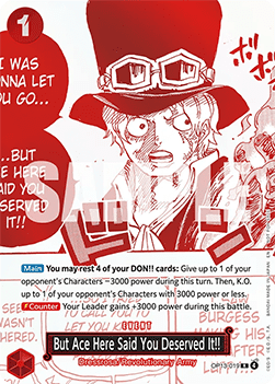 But Ace Here Said You Deserved It!! (OP13-019) (V.1)
