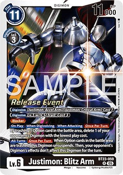 Justimon: Blitz Arm (BT23-059)