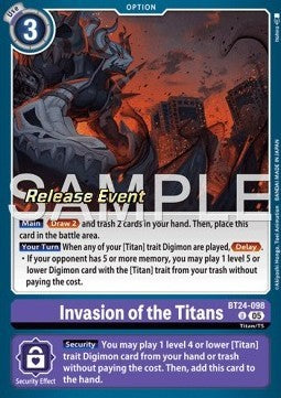 Invasion of the Titans (BT24-098)