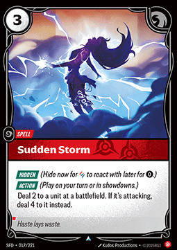 Sudden Storm