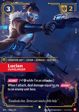 Lucian, Gunslinger (V.2 - Showcase)