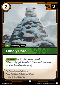 Lonely Poro