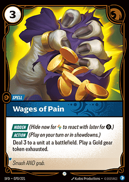 Wages of Pain