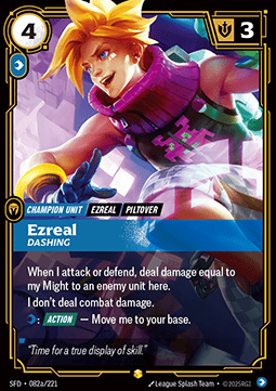 Ezreal, Dashing (V.2 - Showcase)