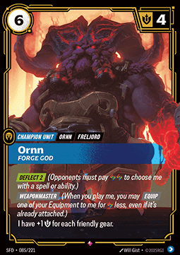 Ornn, Forge God (V.1 - Rare)
