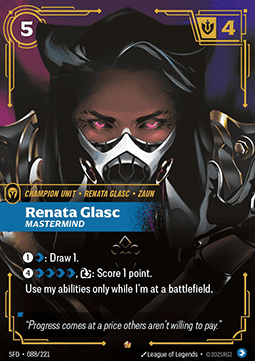 Renata Glasc, Mastermind (V.1 - Epic)