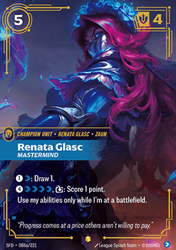 Renata Glasc, Mastermind (V.2 - Showcase)