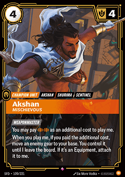 Akshan, Mischievous