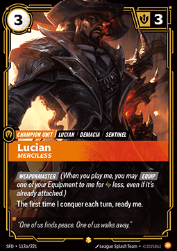 Lucian, Merciless (V.2 - Showcase)