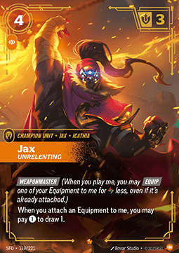 Jax, Unrelenting (V.1 - Epic)