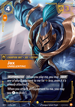 Jax, Unrelenting (V.2 - Showcase)