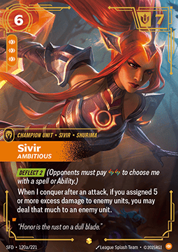 Sivir, Ambitious (V.2 - Showcase)