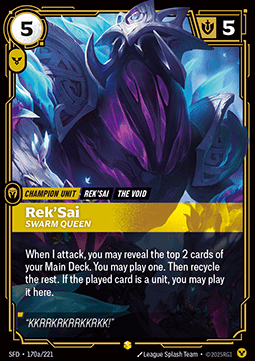 Rek'Sai, Swarm Queen (V.2 - Showcase)