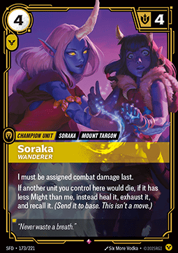 Soraka, Wanderer (V.1 - Rare)