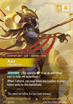 Azir, Sovereign (V.1 - Epic)