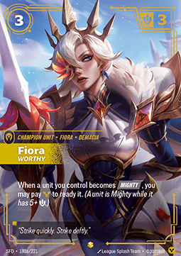 Fiora, Worthy (V.2 - Showcase)