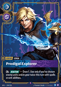 Ezreal, Prodigal Explorer (V.1 - Rare)