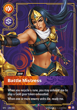 Sivir, Battle Mistress (V.1 - Rare)