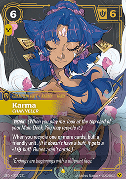 Karma, Channeler (V.1 - Showcase)
