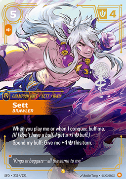Sett, Brawler (V.2 - Signed Showcase)