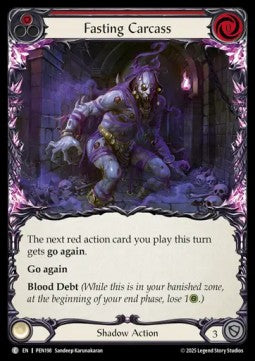 Fasting Carcass (Red) (Rainbow Foil)