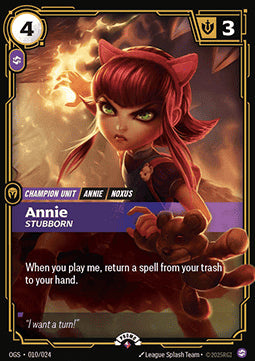 Annie, Stubborn