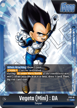 Vegeta (Mini) : DA // Vegeta (Mini) : DA (FS07-01) [Fusion World] (V.1 - Leader)