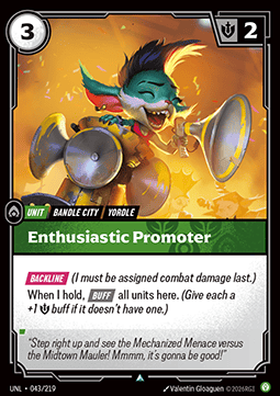 Enthusiastic Promoter