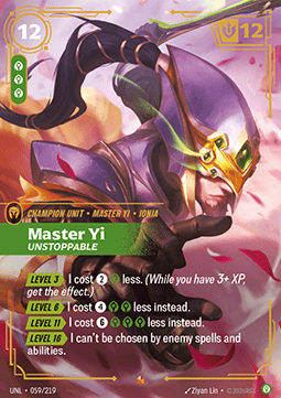 Master Yi, Unstoppable (V.1 - Epic)