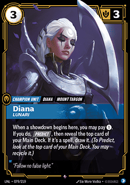 Diana, Lunari (V.1 - Rare)