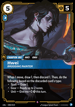 Hwei, Brooding Painter