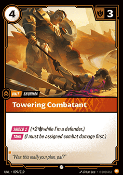Towering Combatant