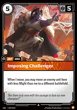 Imposing Challenger