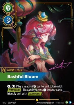 Lillia, Bashful Bloom (V.3 - Signed Showcase)