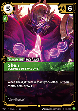 Shen, Scourge of Shadows (V.2 - Showcase)