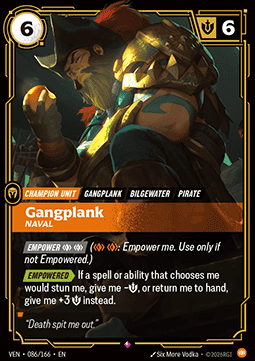 Gangplank, Naval (V.1 - Rare)