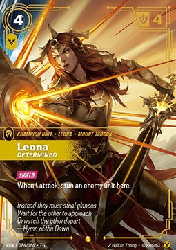 Leona, Determined