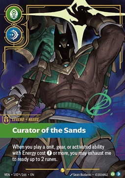 Nasus, Curator of the Sands (V.3 - Signed Showcase)