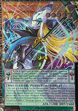 Horoscope Sorcerer, the Stargazer Magician (V.4 - Grand Master Rare)
